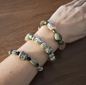 Set of 3 Beaded bracelets